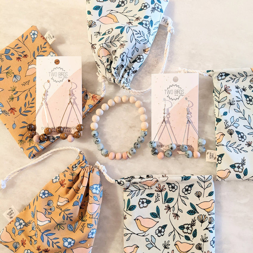 Reusable Jewelry Gift Bag - Small Cinch Bag