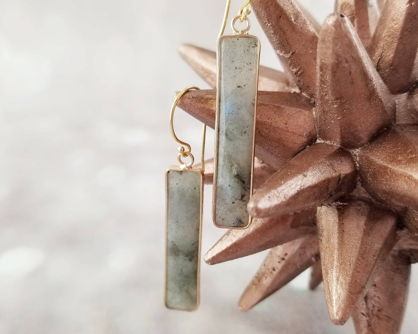 Labradorite Earrings