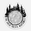 Tree Rings PNW Sticker