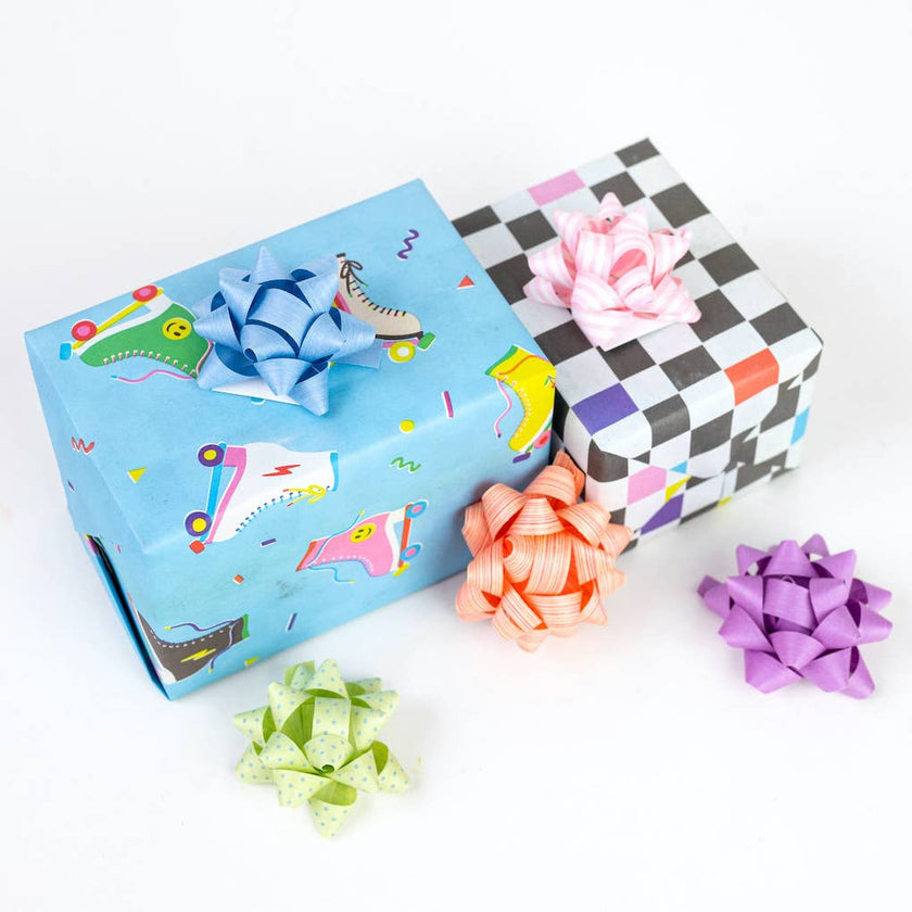 Roller Skates / 80s •  Double Sided Wrapping Paper