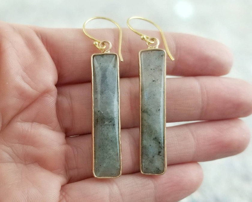 Labradorite Earrings