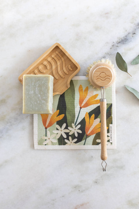 The Narrows Self Draining Bamboo Soap Dish