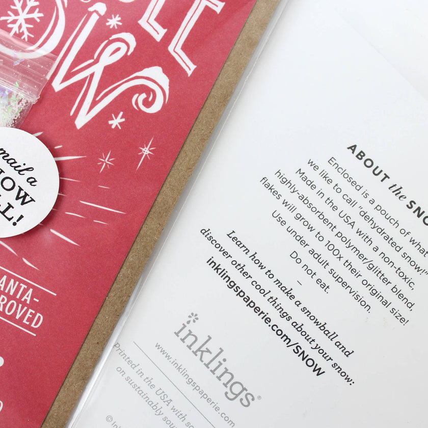 Snow Card - Mail a Snowball Holiday Card