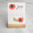 2025 Desk Calendar, Wildflower