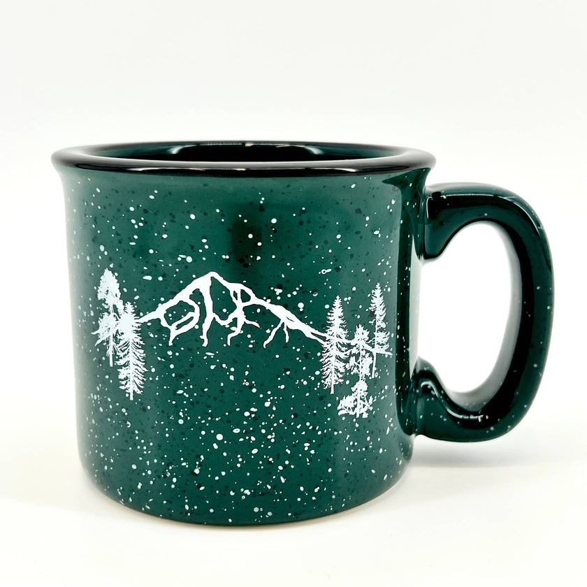 Mountain Forest Campfire Mug