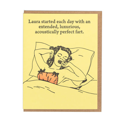 Morning Fart Greeting Card
