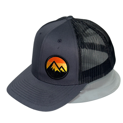 Circle Sunset Patch Trucker Hat - image 2