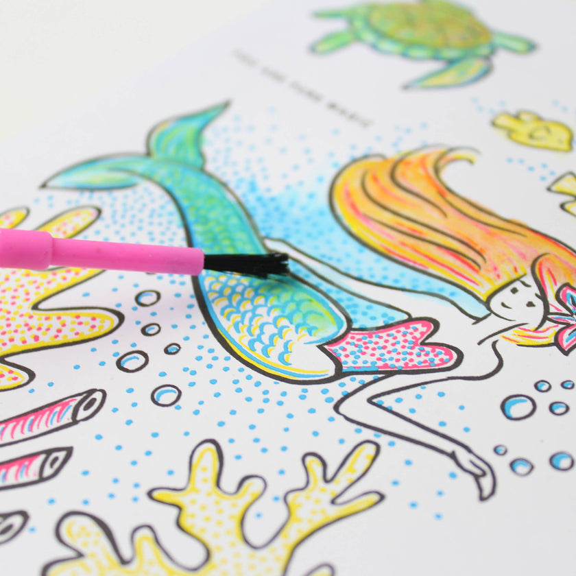 Paint With Water Mermaid Birthday Card