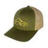 Simple Mountains Curved Bill Trucker Cap