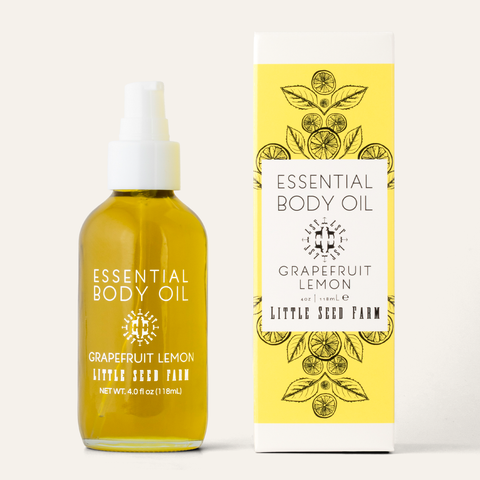 Grapefruit Lemon Essential Body Oil - 4oz