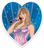 Greatest Era Heart Die Cut Sticker