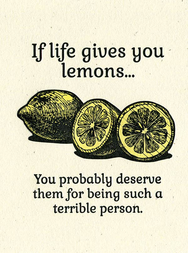 Lemons Greeting Card