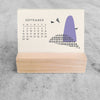 2025 Mini Desk Calendar, Abstract