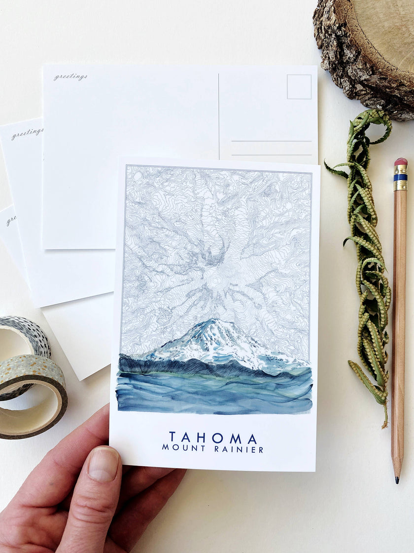 TAHOMA Mount Rainier WA Postcard