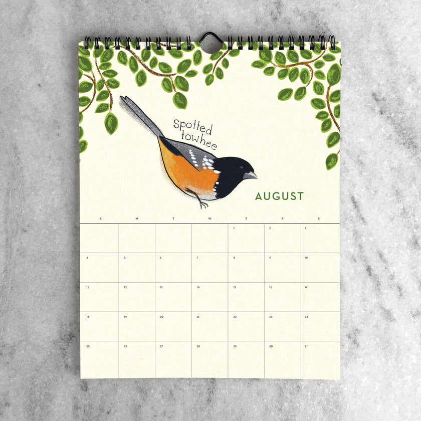 2025 Wall Calendar - Birds