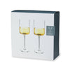 Laurel Crystal White Wine Glasses - Set of 2