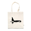 Chainsaw the Orca Printed Organic Cotton Tote Bag