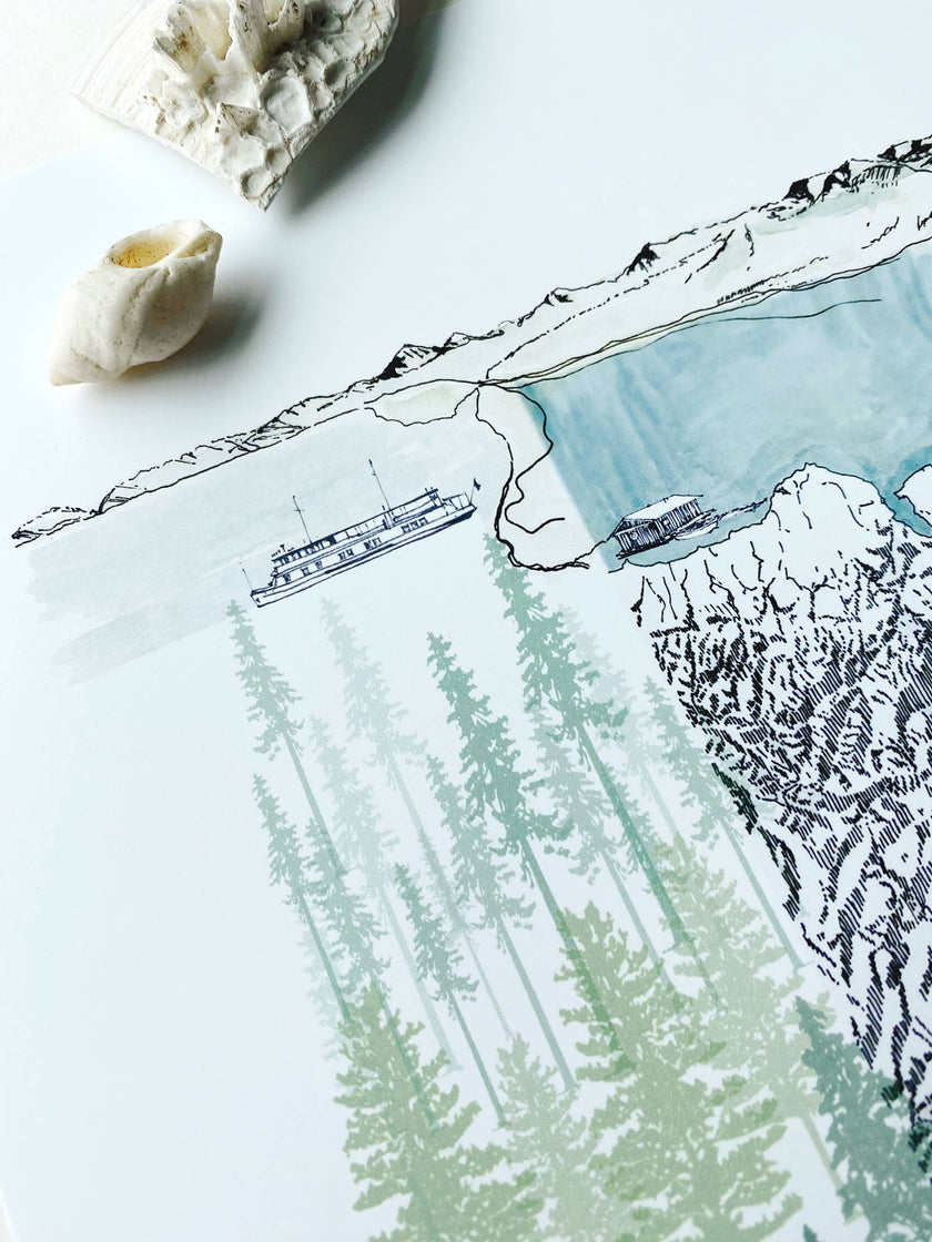 Puget Sound Life ART PRINT