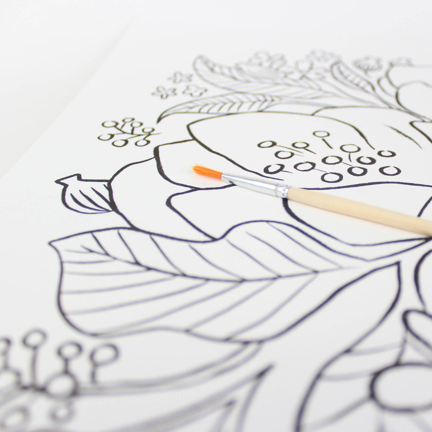 Paintable Art Print -  Botanical