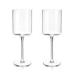 Laurel Crystal White Wine Glasses - Set of 2