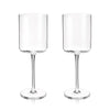 Laurel Crystal White Wine Glasses - Set of 2