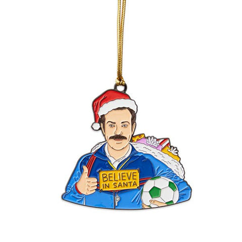 Ted Believe Enamel Holiday Ornament