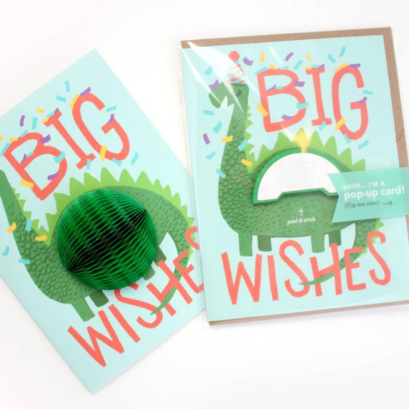 Pop-up Dinosaur Kids Birthday Card