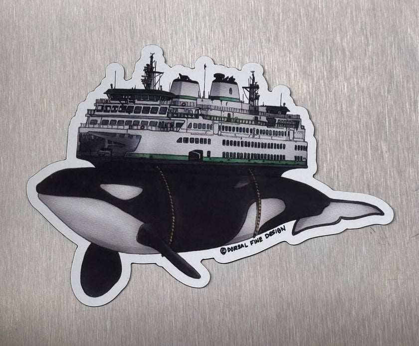 Orca Ferry Magnet