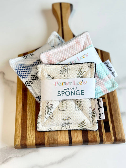 Washable Reusable Sponge - Grey