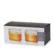 Meridian Crystal Gold Rimmed Lowball Tumblers Set of 2