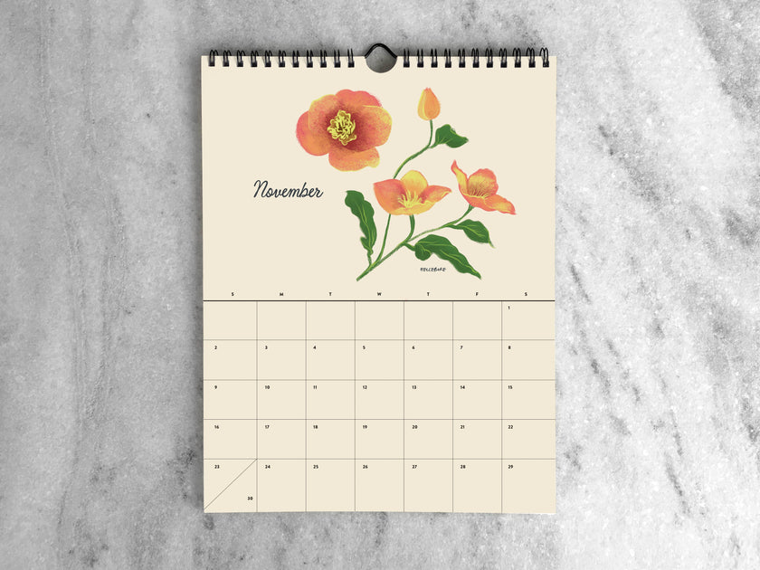 2025 Wall Calendar - Botanicals