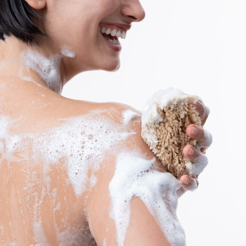 Body wash in use