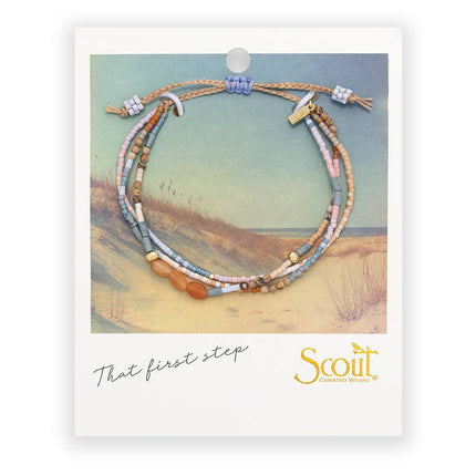 Inspiration/Red Aventurine/Gold Bracelet