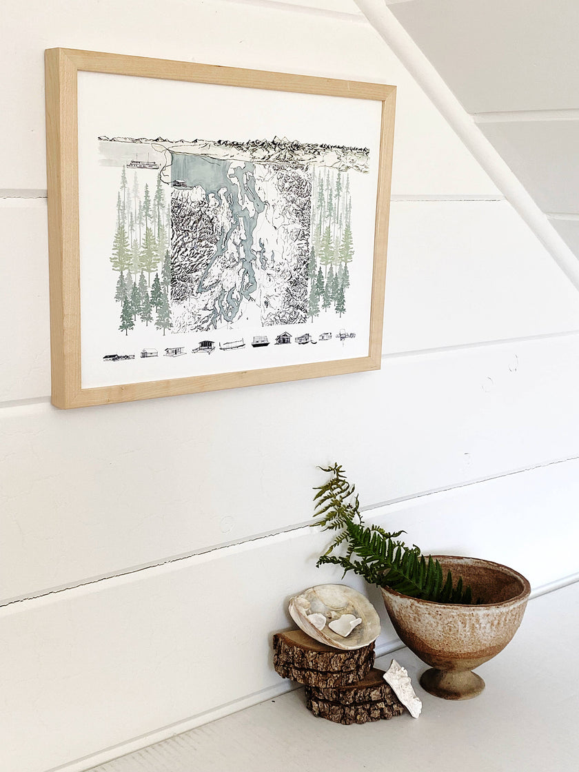 Puget Sound Life ART PRINT