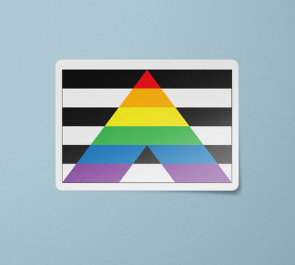 LGBT Ally Pride Flag Sticker