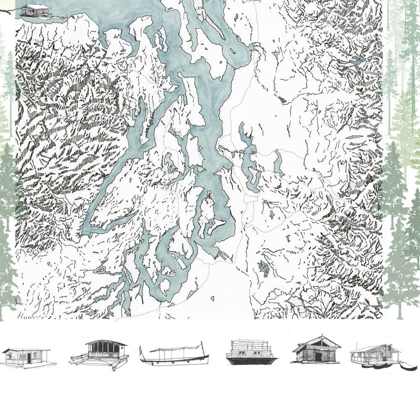Puget Sound Life ART PRINT