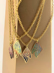 Gold Fairy Wing Necklace