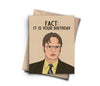 The Office Dwight Birthday Card