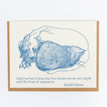 Pet Condolence Greeting Card