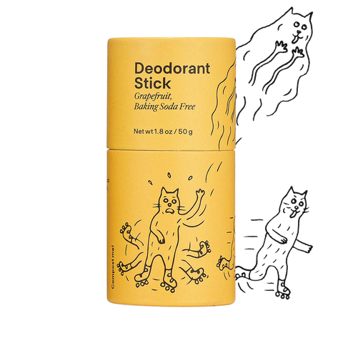 Grapefruit Baking Soda Free Deodorant Stick