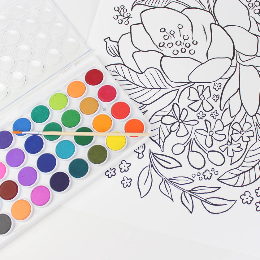 Paintable Art Print -  Botanical