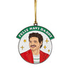 Pedro Feliz Navi-Daddy Enamel Holiday Ornament