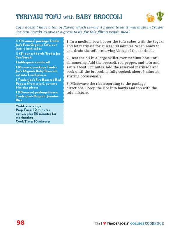 I Love Trader Joe's College Cookbook: 10th Anniversary Edition by Andrea Lynn