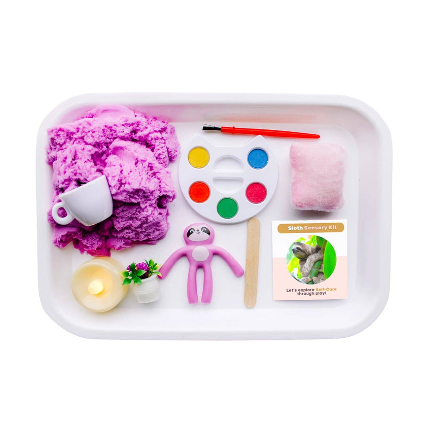 Children's Sloth Sensory Play Dough Kit