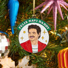 Pedro Feliz Navi-Daddy Enamel Holiday Ornament