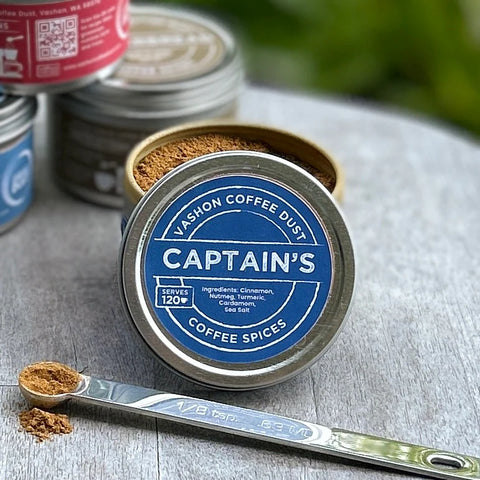 Captain's Coffee Spice Tin (120 servings)