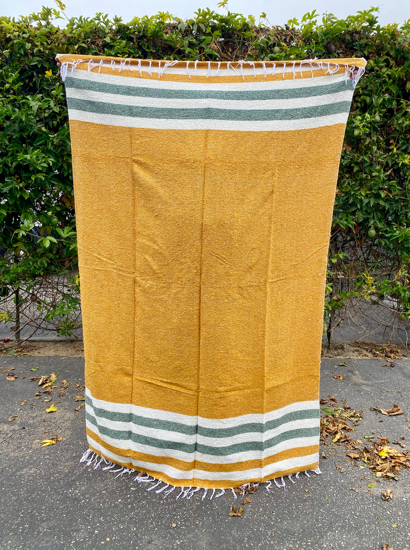 Golden Hour - Recycled throw blanket