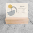 2025 Mini Desk Calendar, Abstract