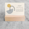 2025 Mini Desk Calendar, Abstract