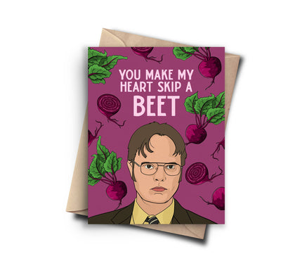 Beet The Office Valentines Day Card